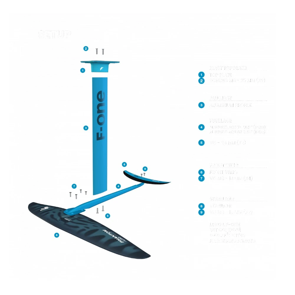 FOIL F-ONE PHANTOM FCT 1280 1 FOIL F-ONE PHANTOM FCT 1280
