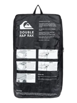 Quiksilver QS Double Rap Rax - Barres De Toit Souples Pour Planche De Surf -Magasin De Sports De Surf egl0raprax quiksilverp kvj0 bck1
