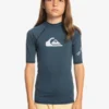 Quiksilver All Time - Lycra Manches Courtes UPF 50 Pour Garçon 8-16 Ans