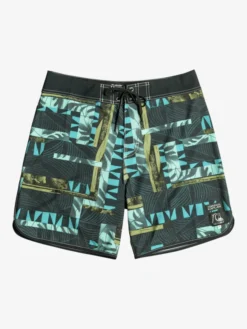 Quiksilver Blank Canvas Gregg Kaplan Scallop 18" - Boardshort Pour Homme -Magasin De Sports De Surf eqybs04794 quiksilverf kvj6 frt1