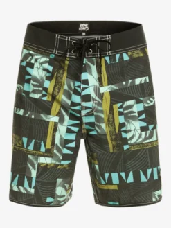 Quiksilver Blank Canvas Gregg Kaplan Scallop 18" - Boardshort Pour Homme -Magasin De Sports De Surf eqybs04794 quiksilverv kvj6 frt1