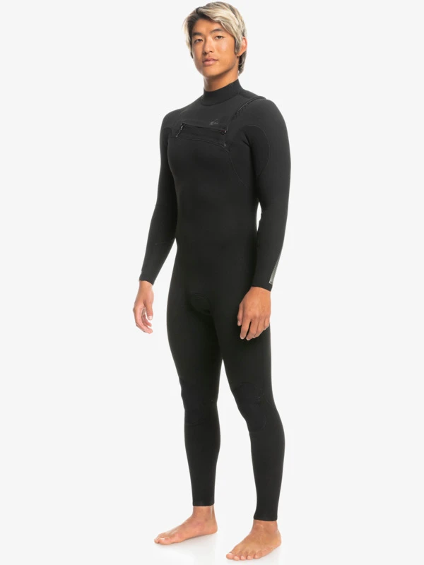 Quiksilver 4/3mm Highline - Combinaison De Surf Zip Poitrine Pour Homme 2 Quiksilver 4/3mm Highline - Combinaison De Surf Zip Poitrine Pour Homme – Image 2
