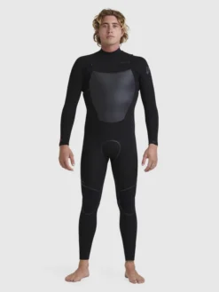 Quiksilver 3/2mm Marathon Sessions - Combinaison De Surf Zip Poitrine Pour Homme