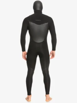 Quiksilver 4/3mm Marathon Sessions - Combinaison De Surf à Capuche Avec Zip Poitrine Pour Homme -Magasin De Sports De Surf eqyw203028 quiksilverw kvd0 bck1