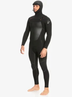 Quiksilver 4/3mm Marathon Sessions - Combinaison De Surf à Capuche Avec Zip Poitrine Pour Homme -Magasin De Sports De Surf eqyw203028 quiksilverw kvd0 frt3