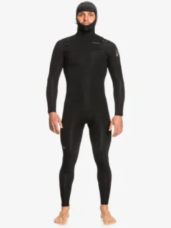 Quiksilver 4/3mm Everyday Sessions - Combinaison De Surf à Capuche Avec Zip Poitrine Pour Homme