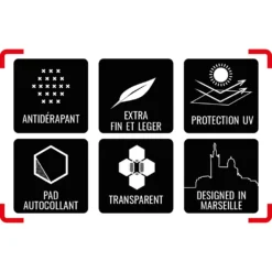 Grip De Traction SURF Antidérapant Hexapads Howzit - 10 Pcs -Magasin De Sports De Surf hexapads 28 07 2022 09 45 02